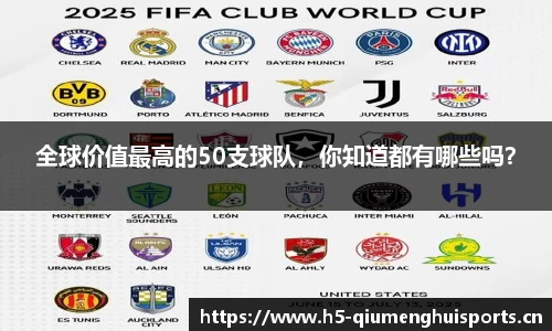 全球价值最高的50支球队，你知道都有哪些吗？